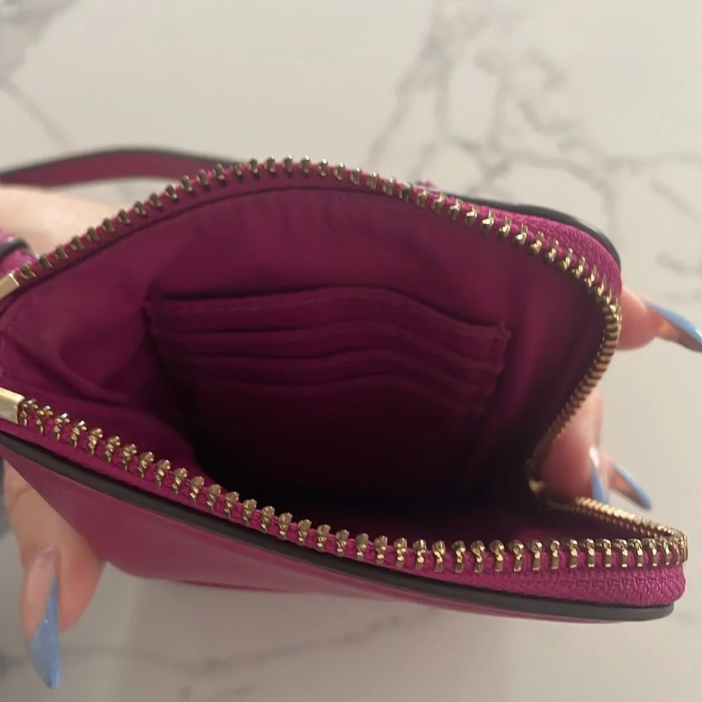 Tory Burch Fuchsia Crossbody Phone Bag